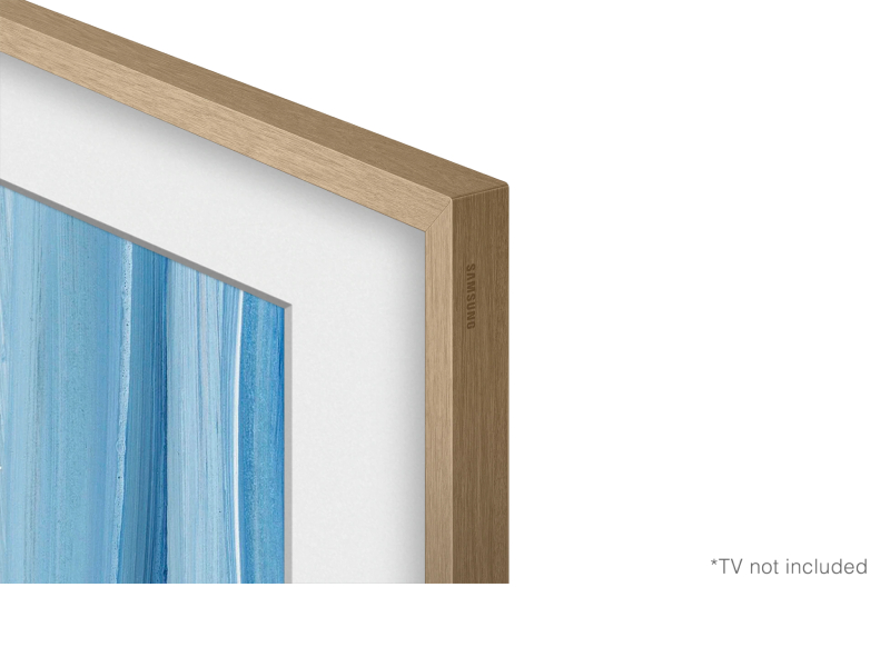 85" Samsung The Frame Customizable Bezel in Modern Teak - VG-SCFH85TKBZA