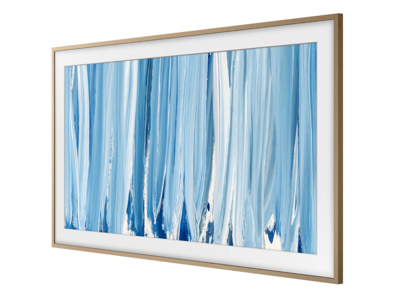 85" Samsung The Frame Customizable Bezel in Modern Teak - VG-SCFH85TKBZA