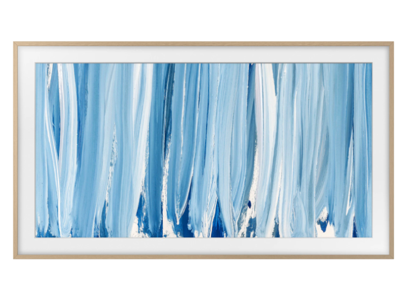 85" Samsung The Frame Customizable Bezel in Modern Teak - VG-SCFH85TKBZA