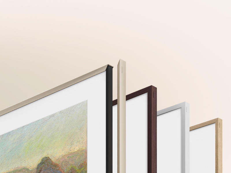 85" Samsung The Frame Customizable Bezel in Modern White - VG-SCFH85WTBZA