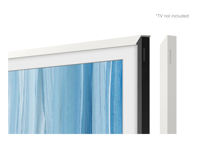 85" Samsung The Frame Customizable Bezel in Modern White - VG-SCFH85WTBZA