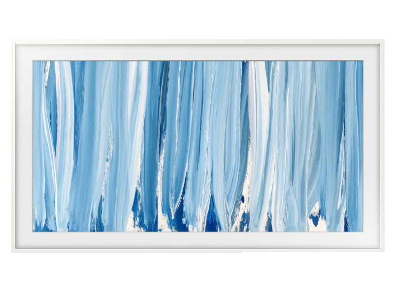 85" Samsung The Frame Customizable Bezel in Modern White - VG-SCFH85WTBZA