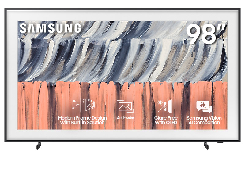 98" Samsung QN98LS03HEFXZC The Frame 4K Vision AI Smart TV (2026)