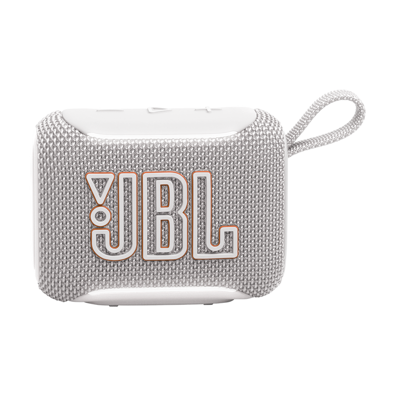 JBL GO 5 Portable Bluetooth Waterproof Speaker in White - JBLGO5WHTAM