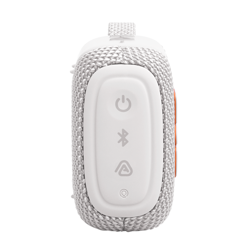 JBL GO 5 Portable Bluetooth Waterproof Speaker in White - JBLGO5WHTAM