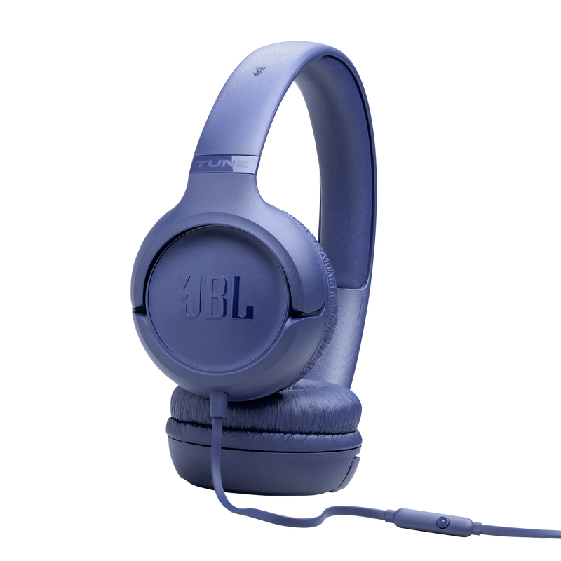 JBL Tune 530 Wired On-Ear Headphones - JBLT530BLUAM