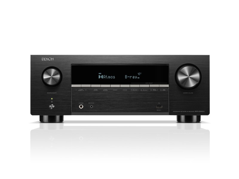 Denon 9.4 Channel 105W 4K/8K Dolby Atmos AV Receiver Powered by HEOS - AVR-X3900H