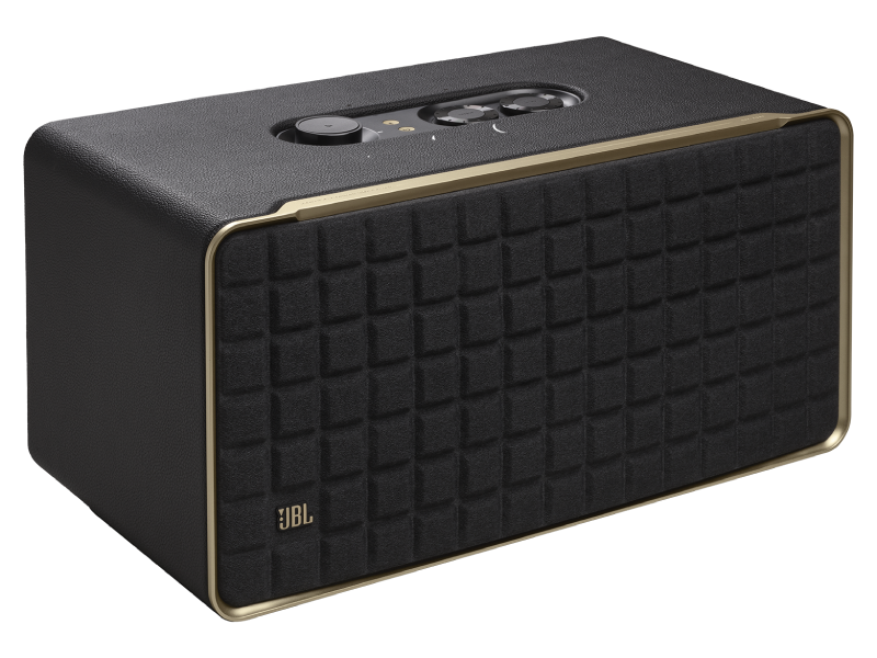 JBL Authentics 500 Hi-Fidelity Smart Home Speaker with Retro Design - JBLAUTH500BLKAM