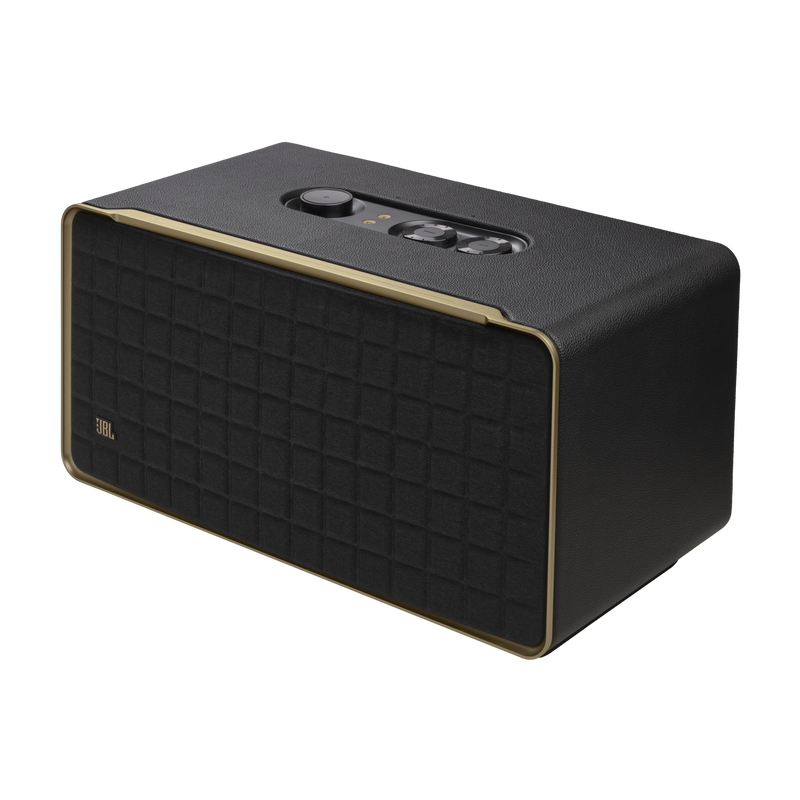 JBL Authentics 500 Hi-Fidelity Smart Home Speaker with Retro Design - JBLAUTH500BLKAM