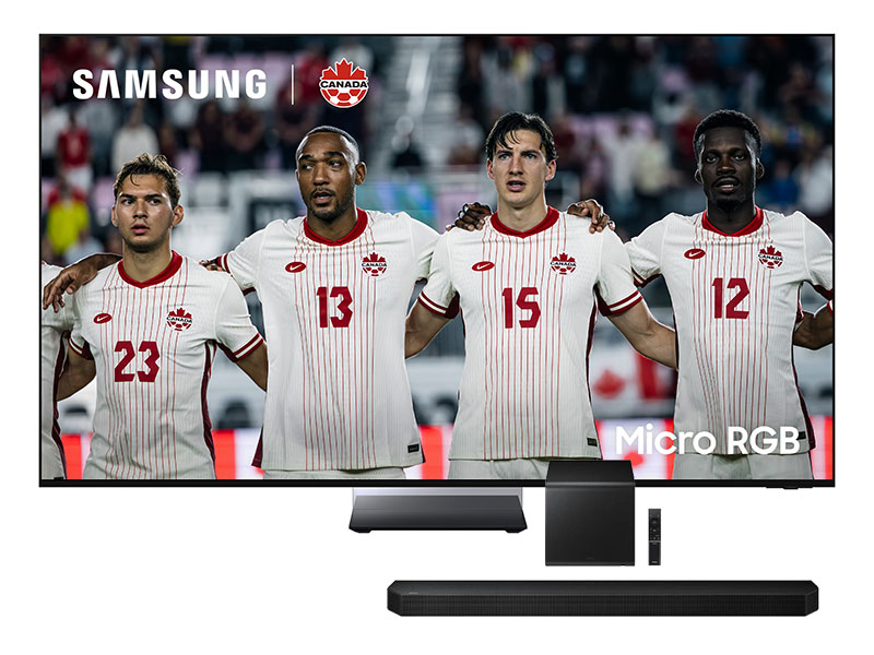 65" Samsung Micro RGB R95H 4K TV + Q Series Soundbar - MRN65R95HAFXZC-HW-Q800F/ZC