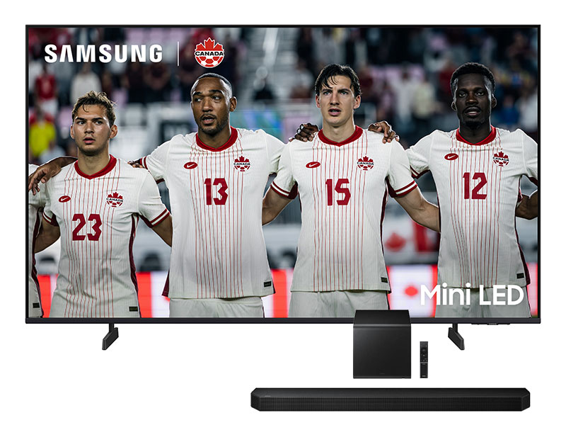 65" Samsung Mini LED TV + Q-series Soundbar - UN65M80HAFXZC-HW-Q800F/ZC