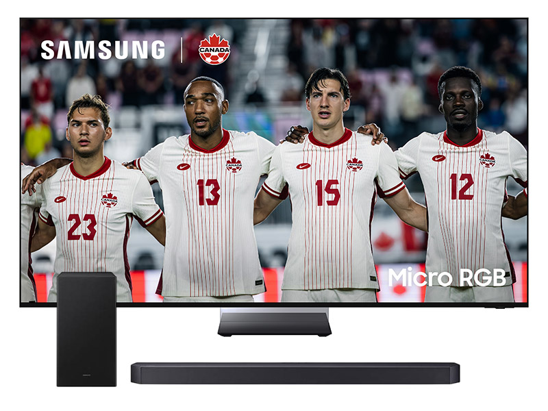 75" Samsung Micro RGB R95H 4K TV + Q-Series Soundbar - MRN75R95HAFXZC-HW-Q600F/ZC