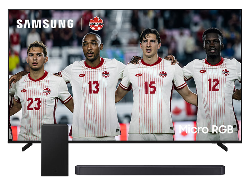 55" Samsung Micro RGB R85H Smart TV + Q-Series Soundbar - MRN55R85HAFXZC-HW-Q600F/ZC