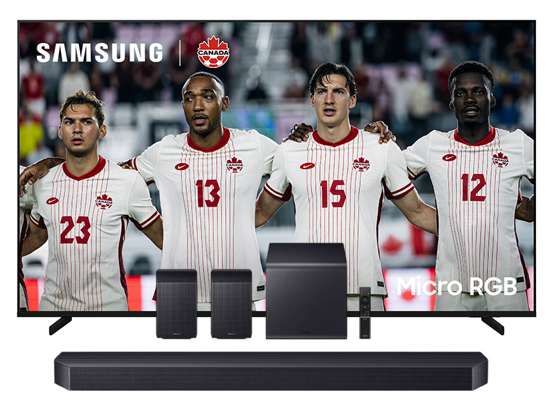 65" Samsung Micro RGB R85H Smart TV + Q-Series Soundbar - MRN65R85HAFXZC-HW-Q990F/ZC