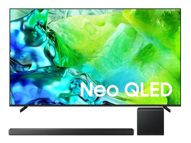 85" Samsung Neo QLED 4K Vision AI Smart TV + Q Series Soundbar - QN85QN80HAFXZC-HW-QS700F/ZC