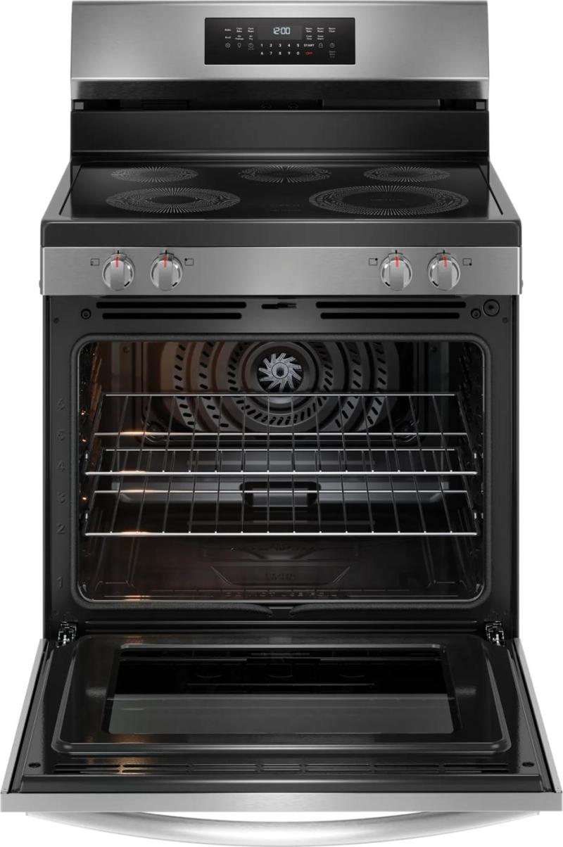 30" Frigidaire Gallery 5.3 Cu. Ft. Rear Control Electric Range with Total Convection - GCREC059BF
