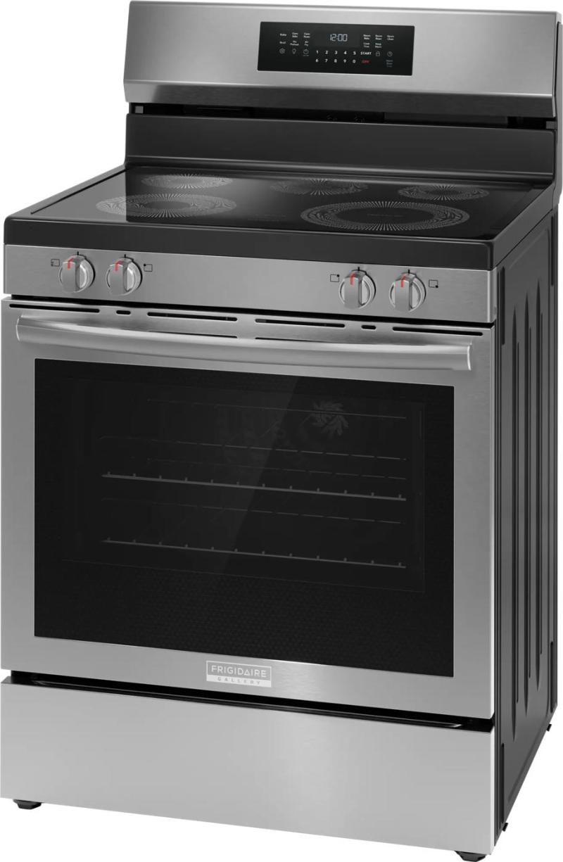 30" Frigidaire Gallery 5.3 Cu. Ft. Rear Control Electric Range with Total Convection - GCREC059BF