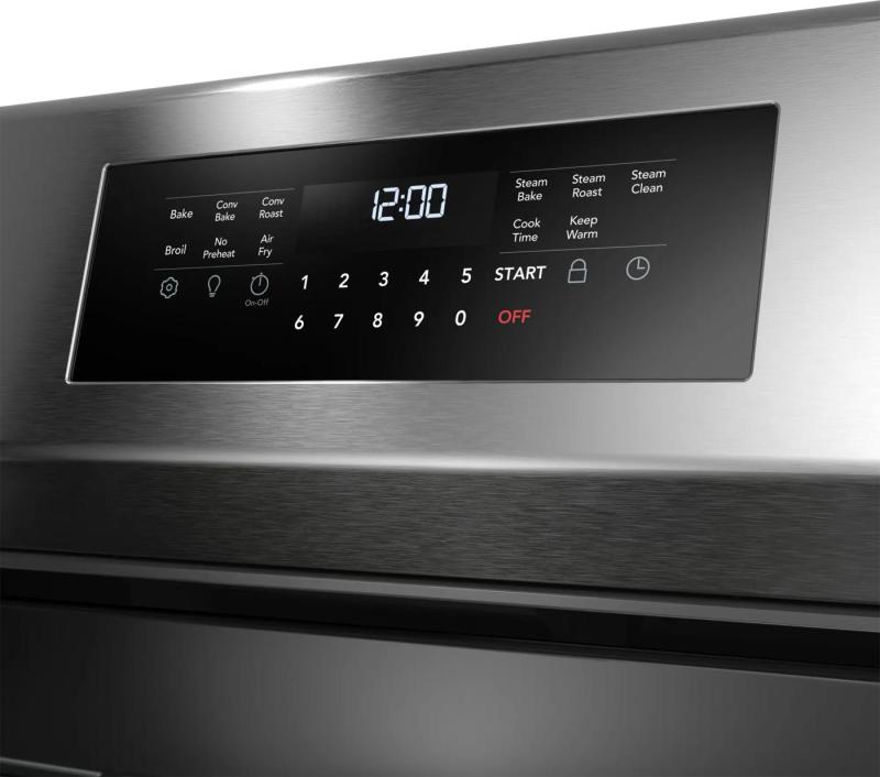 30" Frigidaire Gallery 5.1 Cu. Ft. Rear Control Gas Range with Total Convection - GCRG3059BF