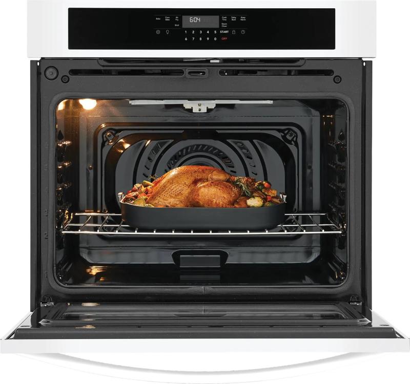 30" Frigidaire 5.3 Cu. Ft. Electric Single Wall Oven in White - FCWS3030AW