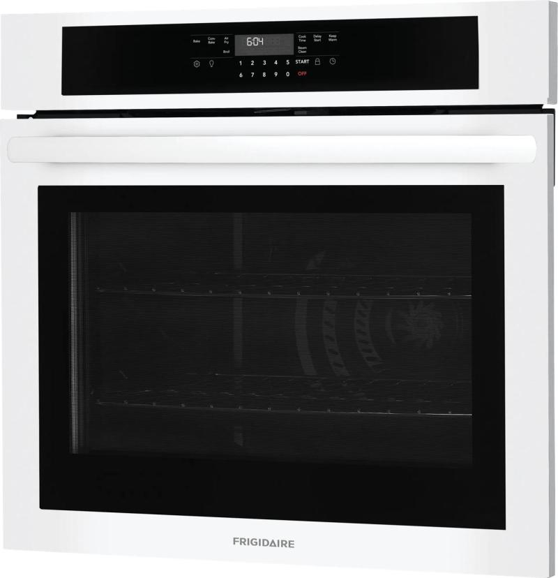 30" Frigidaire 5.3 Cu. Ft. Electric Single Wall Oven in White - FCWS3030AW