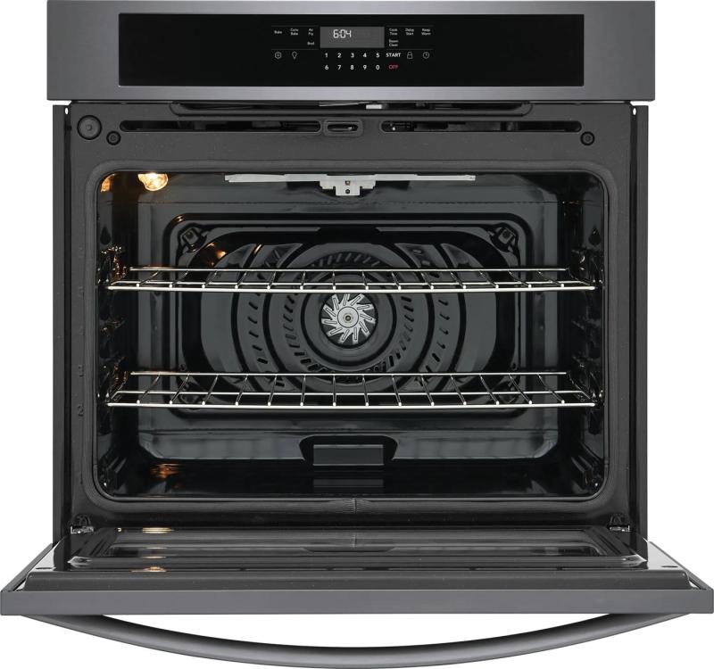30" Frigidaire 5.3 Cu. Ft. Electric Single Wall Oven in Black Stainless Steel - FCWS3030AD