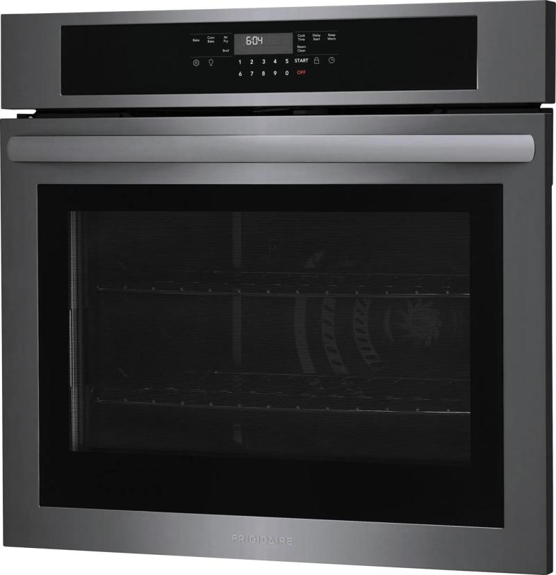 30" Frigidaire 5.3 Cu. Ft. Electric Single Wall Oven in Black Stainless Steel - FCWS3030AD