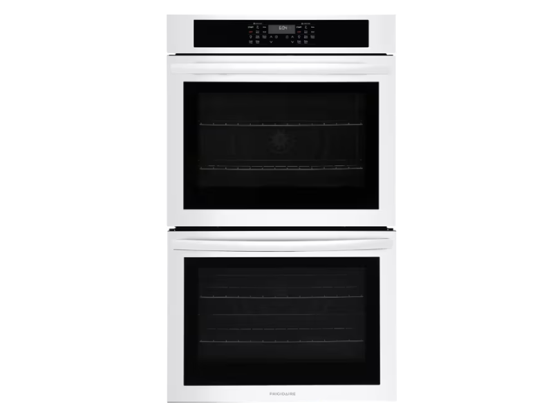 30" Frigidaire 10.6 Cu. Ft. Electric Double Wall Oven in White - FCWD3030AW