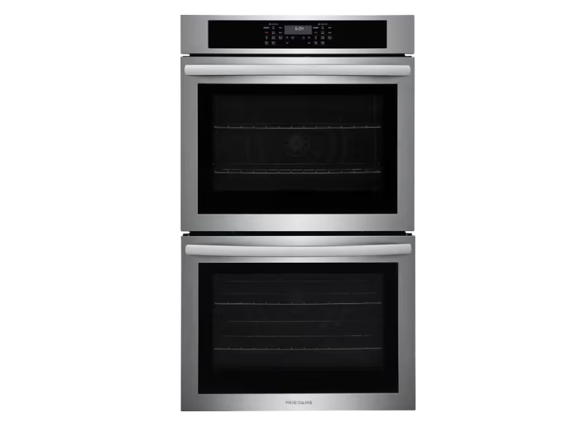 30" Frigidaire 10.6 Cu. Ft. Electric Double Wall Oven in Stainless Steel - FCWD3030AS