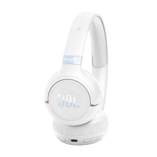 JBL Tune 680NC Wireless On-ear Noise Cancelling Headphone - JBLT680NCWHTAM