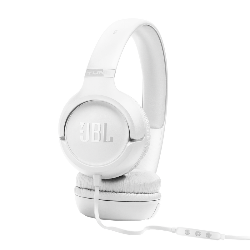JBL Tune 530C Hi-res USB-C Wired On-ear Headphones In White - JBLT530CWHTAM
