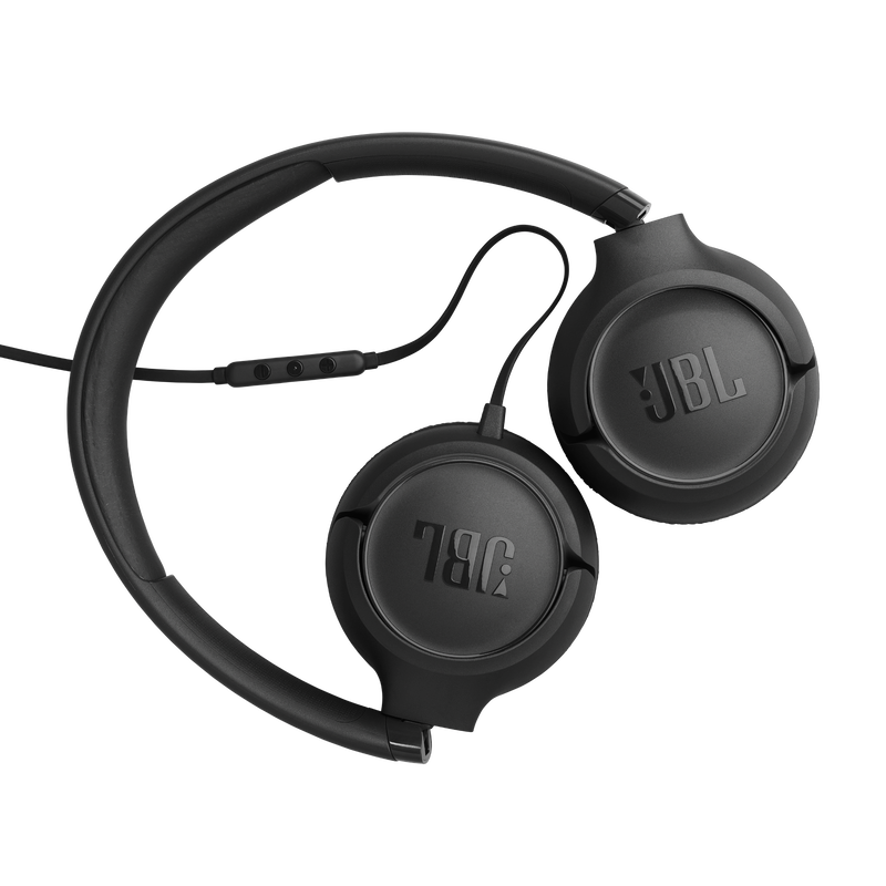 JBL Tune 530C Hi-res USB-C Wired On-ear Headphones In Black - JBLT530CBLKAM