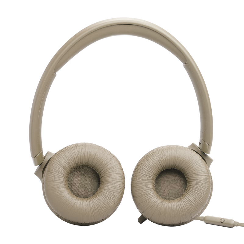 JBL Tune 530 Wired On-Ear Headphones In Beige - JBLT530BEGAM