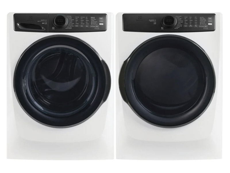 27" Electrolux Front Load Gas Dryer and Front Load Perfect Steam Washer - ELFG7738MW-ELFW7738MW