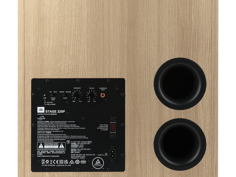 12" JBL Stage 220P 500W Powered Subwoofer - JBL220PWHTAM