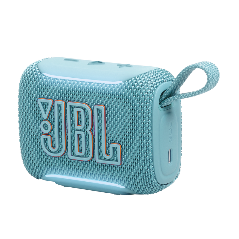 JBL GO 5 Portable Bluetooth Waterproof Speaker in Turquoise - JBLGO5TBLUAM
