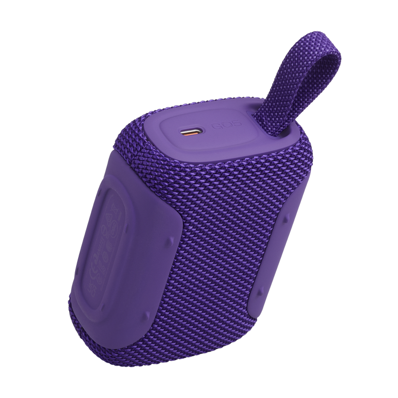JBL GO 5 Portable Bluetooth Waterproof Speaker in Purple - JBLGO5PURAM