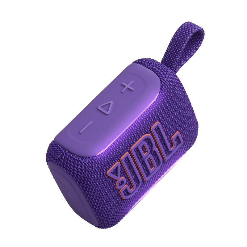 JBL GO 5 Portable Bluetooth Waterproof Speaker in Purple - JBLGO5PURAM
