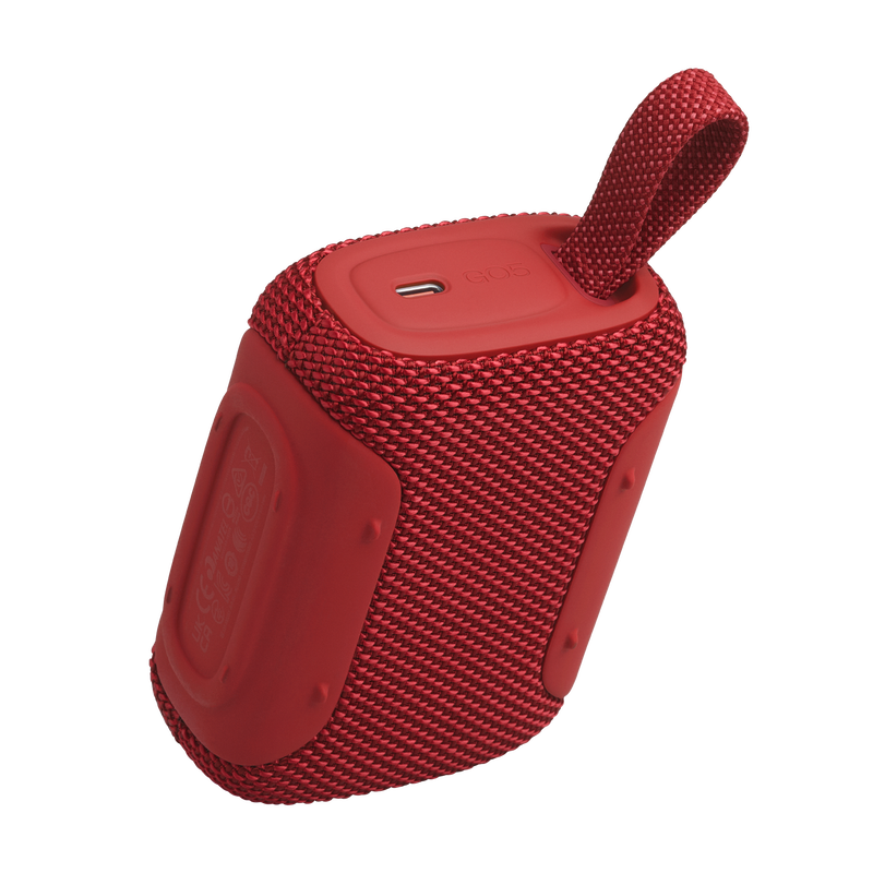 JBL GO 5 Portable Bluetooth Waterproof Speaker in Red - JBLGO5REDAM