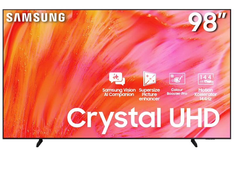 98" Samsung Crystal UHD U9000H 4K Samsung Vision AI Smart TV (2026) - UN98U9000HFXZC