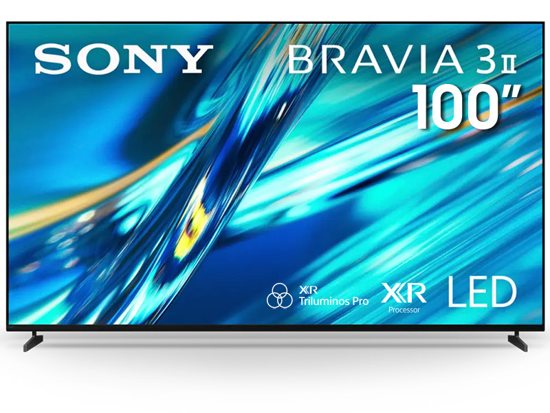 100" Sony K-100XR30M2 BRAVIA 3 II Class 4K HDR LED Google TV with Gemini (2026)