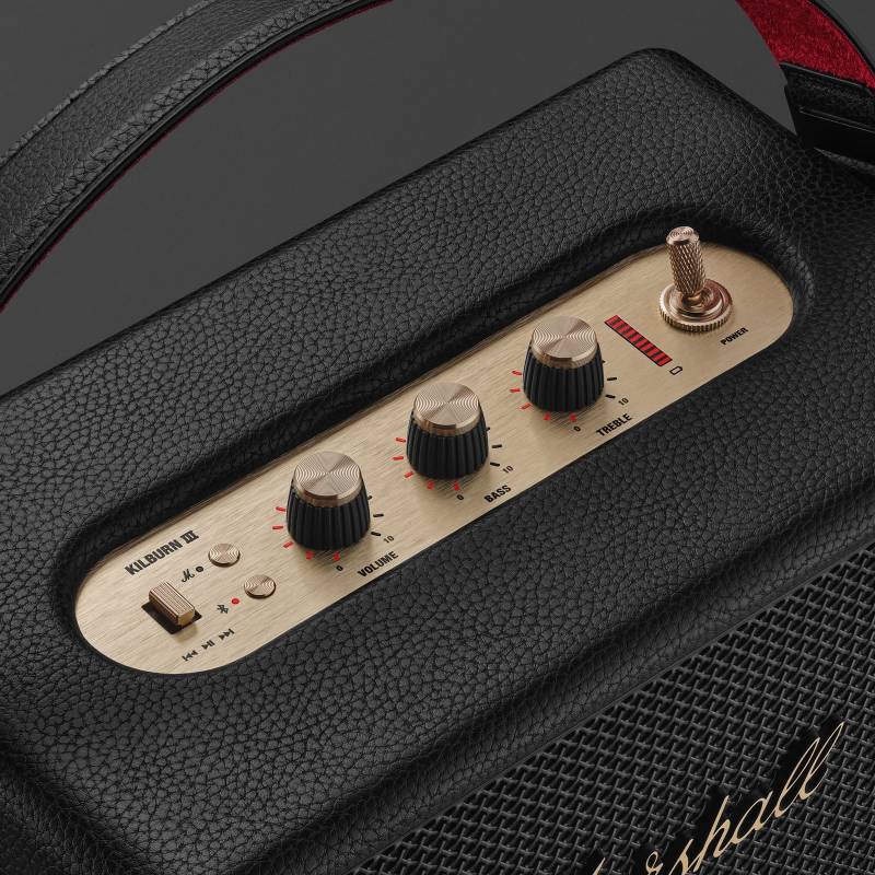 Marshall Portable Wireless Speaker with 50+ hours of Portable Playtime - KILBURN III (B)