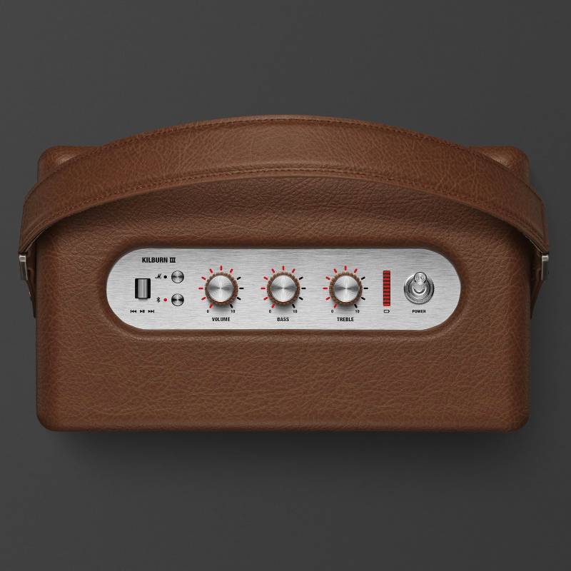 Marshall Portable Wireless Speaker with 50+ hours of Portable Playtime - KILBURN III (BR)