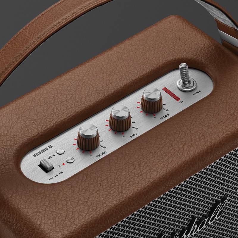 Marshall Portable Wireless Speaker with 50+ hours of Portable Playtime - KILBURN III (BR)
