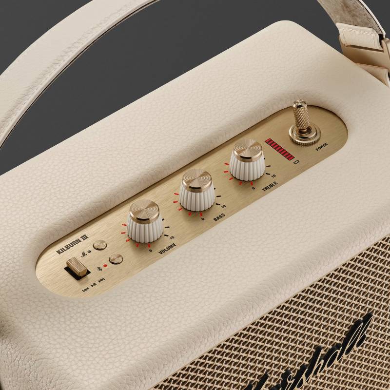 Marshall Portable Wireless Speaker with 50+ hours of Portable Playtime - KILBURN III (CR)