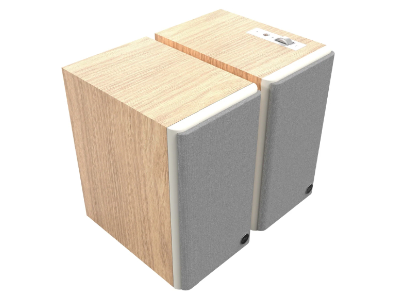 5.25" Klipsch Fives II Powered Speakers in Red Oak - FIVESIIRO