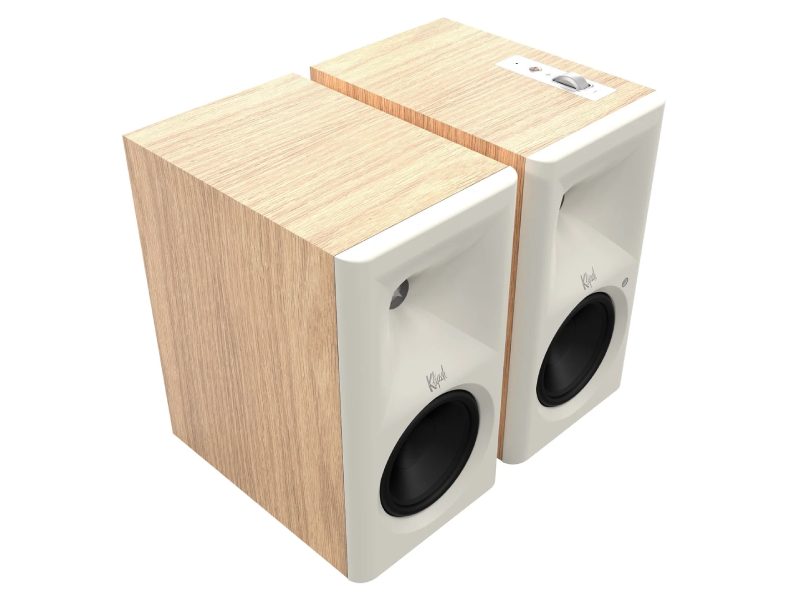 5.25" Klipsch Fives II Powered Speakers in Red Oak - FIVESIIRO