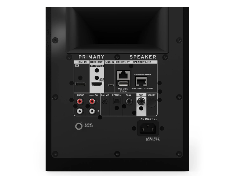 6.5" Klipsch Sevens II Powered Speakers in Black - SEVENSIIB