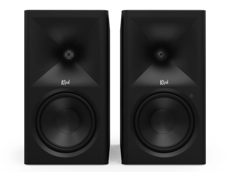 6.5" Klipsch Sevens II Powered Speakers in Black - SEVENSIIB