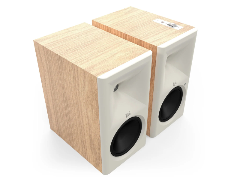6.5" Klipsch Sevens II Powered Speakers in Red Oak - SEVENSIIRO
