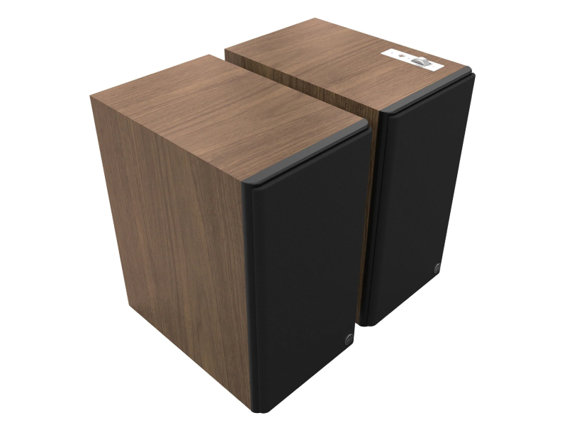 8" Klipsch NINES II Powered Speakers in walnut - NINESIIW